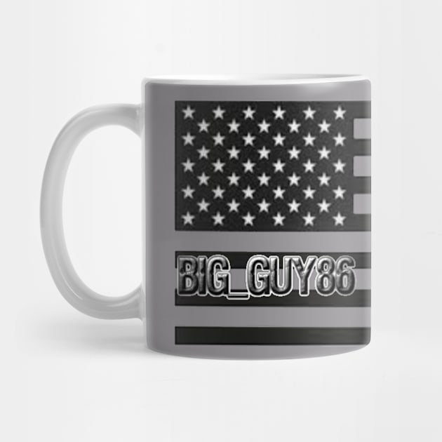 Black and white flag with logo by Big_guy86